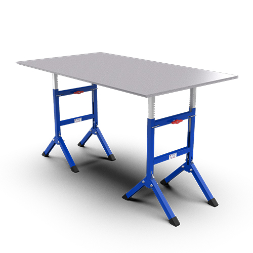 ADJUSTABLE FABRICATION STAND WHITE RUBBER