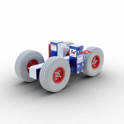 TUG DOLLY – ATD25 White Rubber